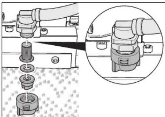 Kärcher BR 4735 Esc - Sproeiers en filter voor reinigingsvloeistof controleren - 1