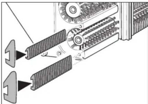 Kärcher BR 4735 Esc - Tarakların değiştirilmesi - 1