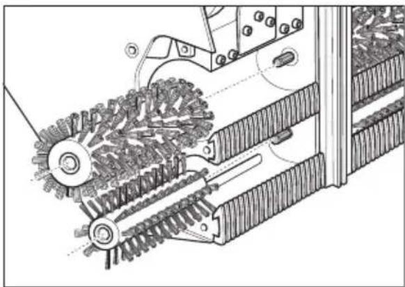 Kärcher BR 4735 Esc - Replacing the roller brushes and the intake brushes - 2