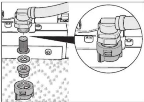 Kärcher BR 4735 Esc - Controllare le bocchette e il filtro del liquido di pulizia - 1