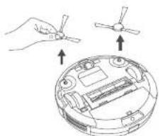 eufy RoboVac 25C Max - Limpie los cepillos laterales - 1