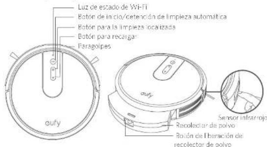 eufy RoboVac 25C Max - Anatomía del RoboVac - 1
