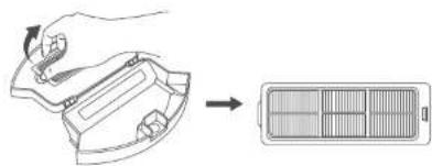 eufy RoboVac 25C Max - Limpieza de los filtros y el recolector de polvo - 3