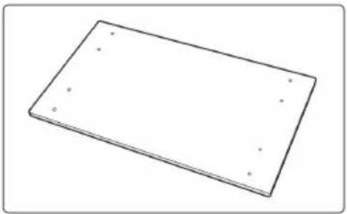 OneConcept Multidesk Comfort - Realizzare i fori di montaggio - 6