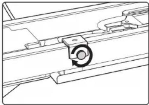 OneConcept Multidesk Comfort - Montaje de la guía de cable - 4
