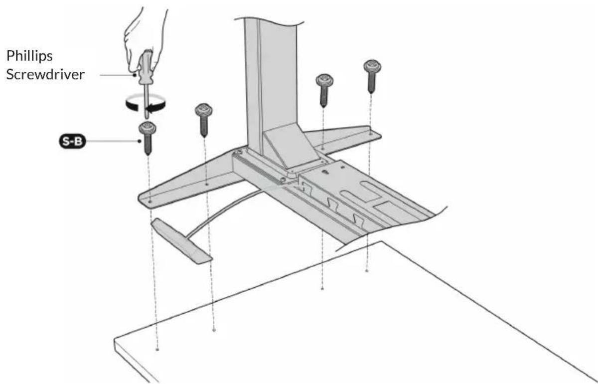OneConcept Multidesk Comfort - Assembling the Desktop - 3