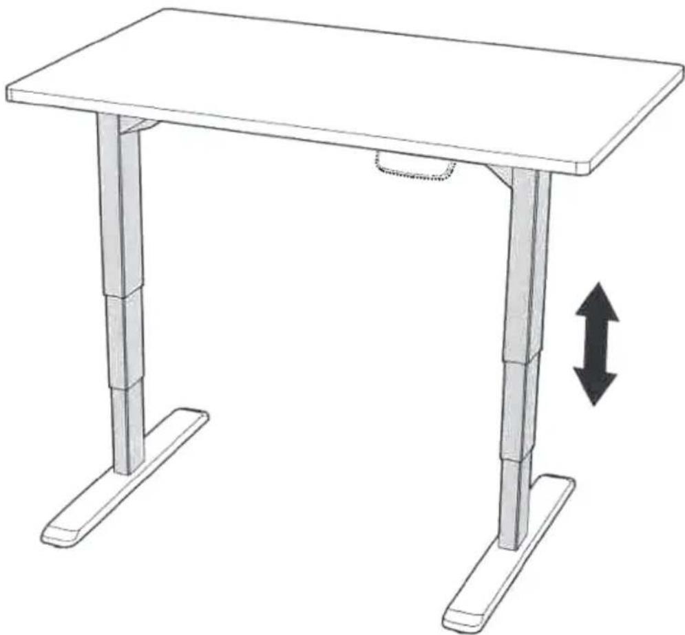 OneConcept Multidesk Comfort - Réglagedespieds - 5