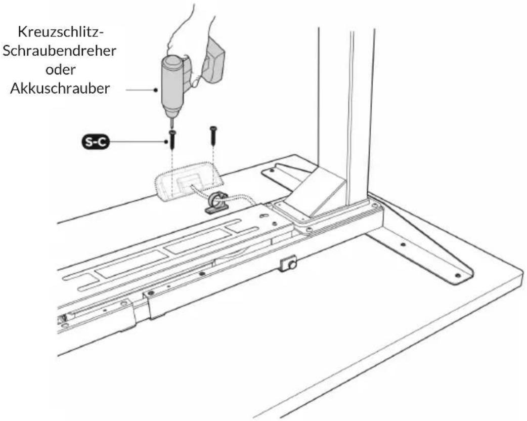 OneConcept Multidesk Comfort - Montage der Tischplatte - 4
