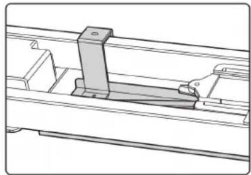 OneConcept Multidesk Comfort - Montage des rails de guidage des câbles - 2