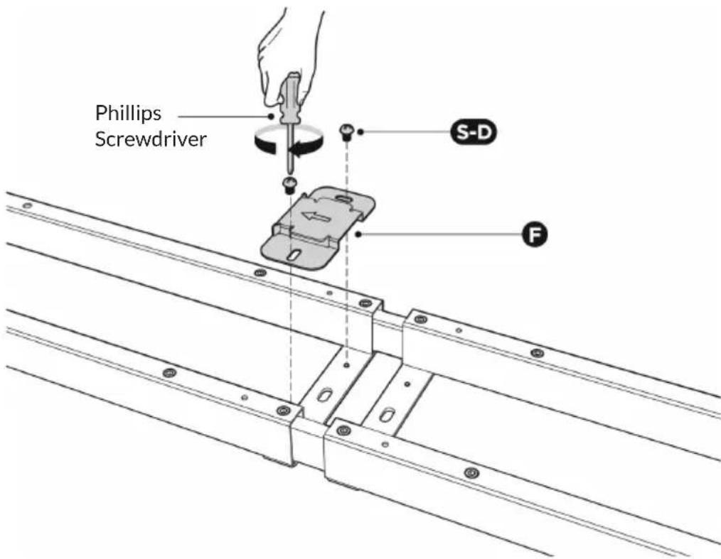 OneConcept Multidesk Comfort - Assembling the Fixing Plate - 1