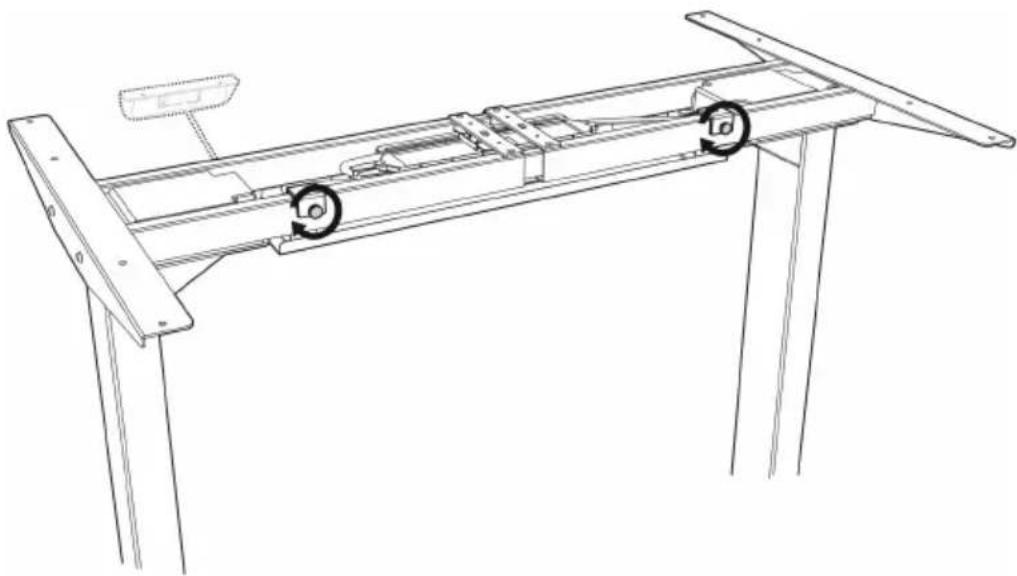 OneConcept Multidesk Comfort - Assembling the Cable Management Tray - 5