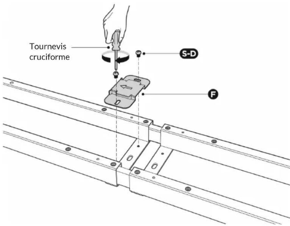 OneConcept Multidesk Comfort - Montage de la plaque de fixation - 1