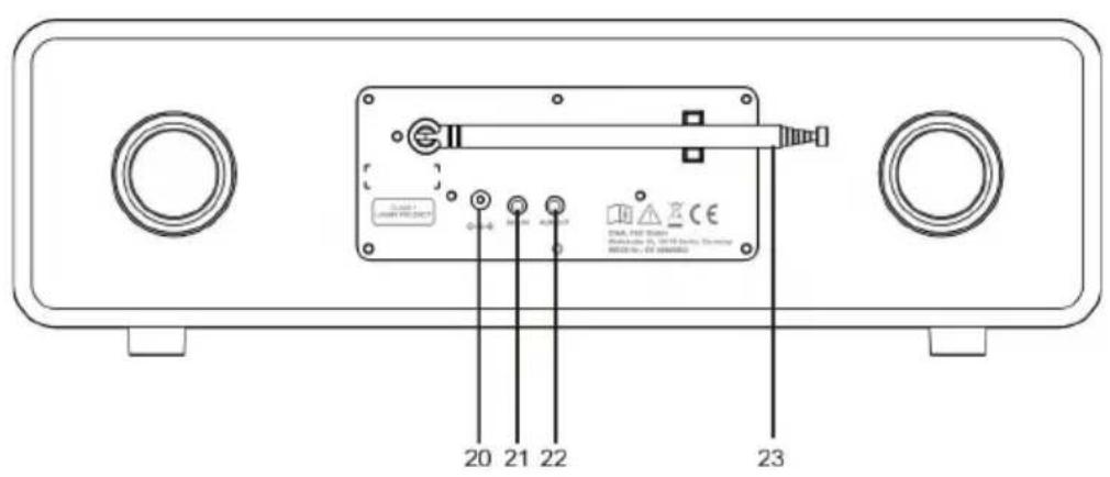 Auna Connect CD MKII - DESCRIPTION DE L'APPAREIL - 2