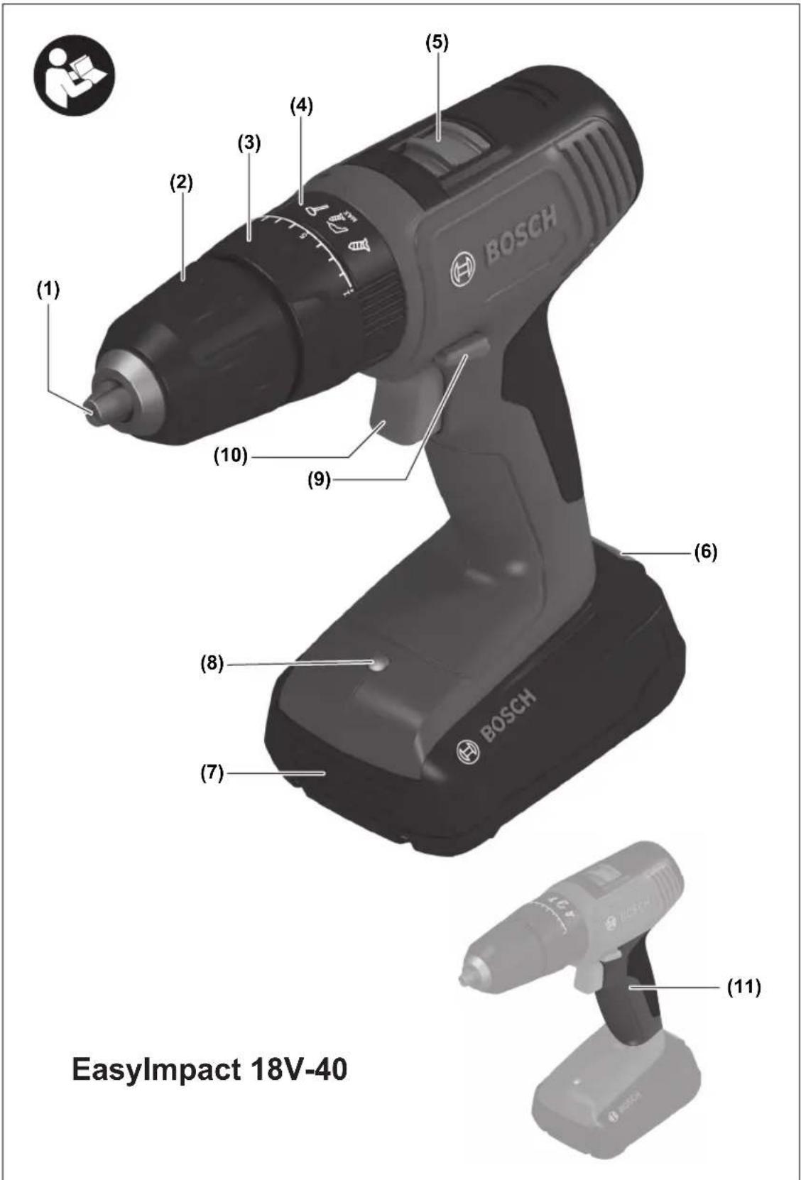 BOSCH EasyImpact 18V40 - 3