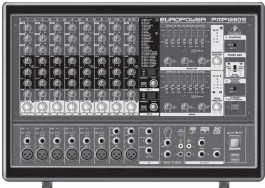 BEHRINGER Europower PMP1280S - Manuel d'utilisation - 1