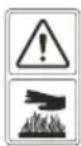 DOLMAR PM462R - AM PRODUKT ANGEBRACHTE SYMBOLE (auf der Rückabdeckung) - 8