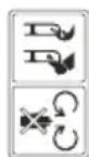 DOLMAR PM462R - SYMBOLS MARKED ON THE PRODUCT (ON THE REAR COVER) - 3