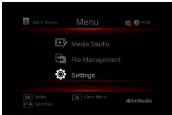 AVERMEDIA Live Gamer DUO GC570D - Menu OSD - 1