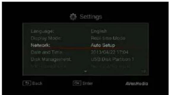 AVERMEDIA Live Gamer DUO GC570D - Network Settings - 1