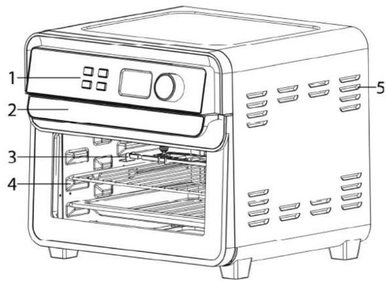 CASO AirFry Chef 1700 - Overzicht - 1