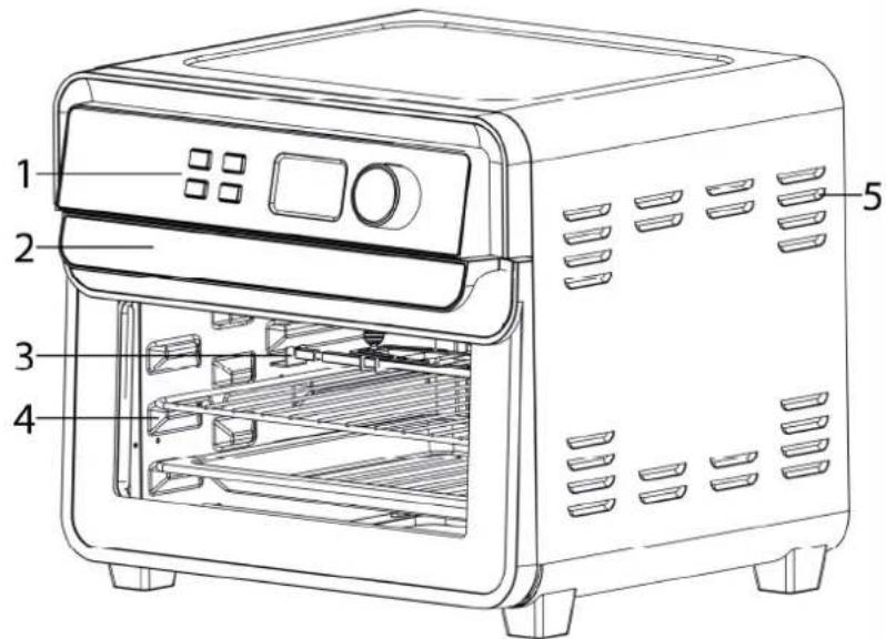 CASO AirFry Chef 1700 - Vue générale - 1