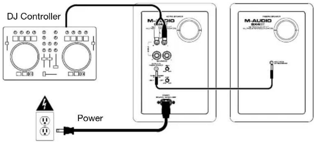 M-AUDIO BX4 BT - Connection Diagrams - 2