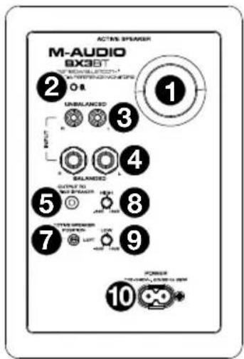 M-AUDIO BX3 BT - Paneltrasero - 1