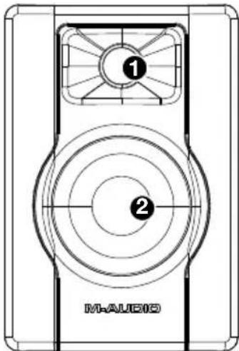 M-AUDIO BX3 BT - Pannello anteriore - 2