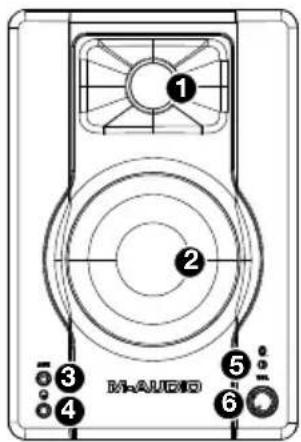 M-AUDIO BX3 BT - Front Panel - 1