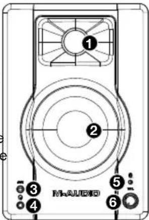 M-AUDIO BX3 BT - Panneau avant - 1