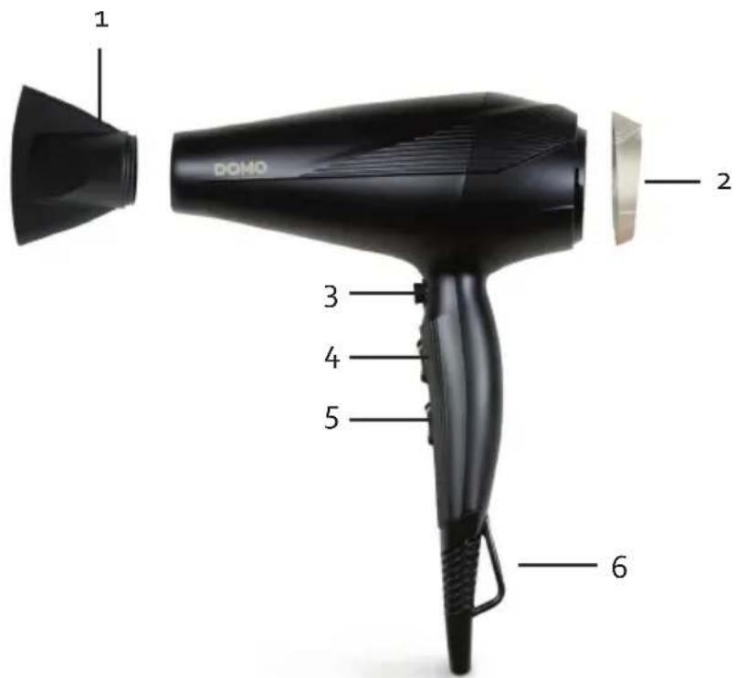 DOMO DO1093HD - TEILE - 1