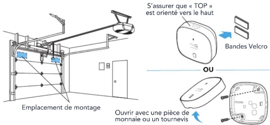 CHAMBERLAIN MYQG0402 - Montez l'opérateur de porte - 1