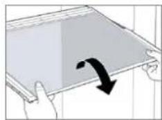 BOMANN GB 7246 - Removing / inserting the shelves - 1