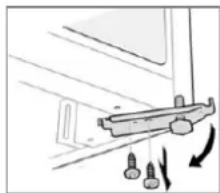 BOMANN GB 7246 - Replacing the door hinge - 2