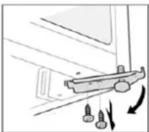BOMANN KB 7245 - Replacing the door hinge - 2