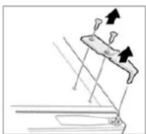 BOMANN KB 7245 - Replacing the door hinge - 1