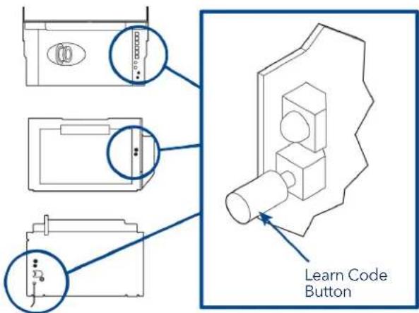CHAMBERLAIN MYQG0401 - Locate a garage door opener program or learn button - 1