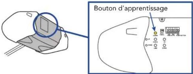 CHAMBERLAIN MYQG0401 - Localisez le programme ou le bouton d'apprentissage d'un ouvre-porte de garage - 4