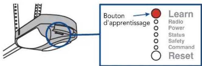 CHAMBERLAIN MYQG0401 - Localisez le programme ou le bouton d'apprentissage d'un ouvre-porte de garage - 2
