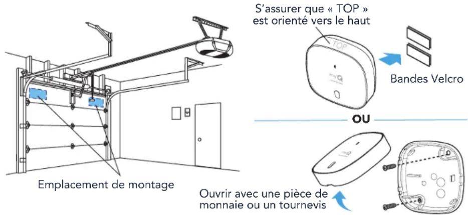 CHAMBERLAIN MYQG0401 - Montez l'opérateur de porte - 1