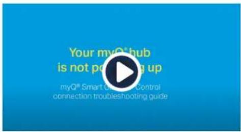 CHAMBERLAIN MYQG0401 - Maintaining your Smart Garage Control's connection - 1