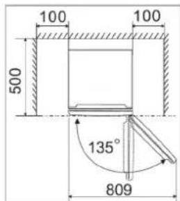100 100 500 135° 809