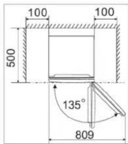 100 100 500 135° 809