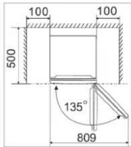 100 100 500 135° 809