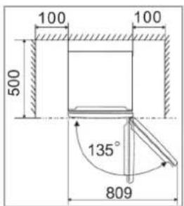 100 100 500 135° 809