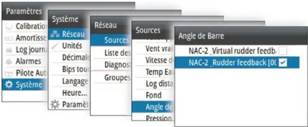 LOWRANCE NAC3 - Source de barre - 2