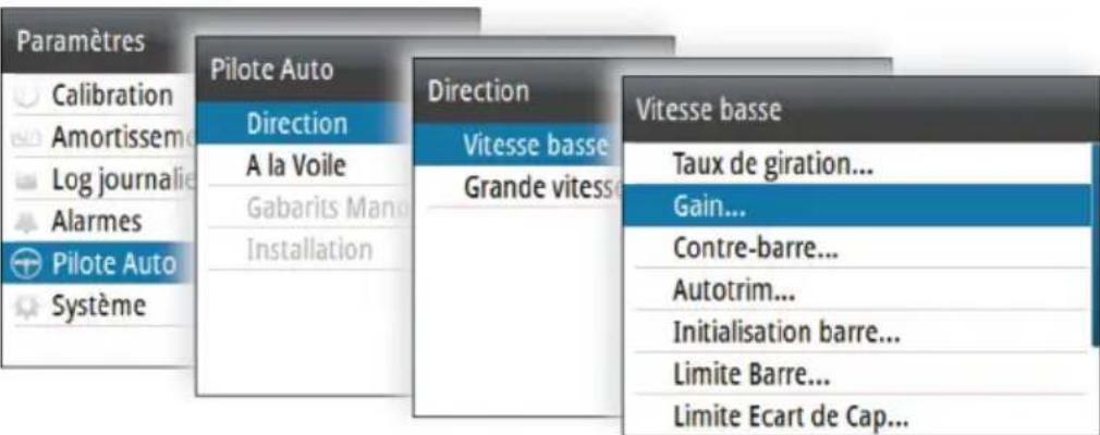 LOWRANCE NAC3 - Réglage manuel - 2