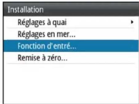 LOWRANCE NAC3 - Fonction d'entrée - 2