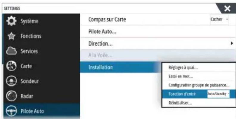 LOWRANCE NAC3 - Fonction d'entrée - 1
