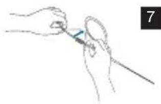 AKG W82 - Attaching the ear hook microphone - 4
